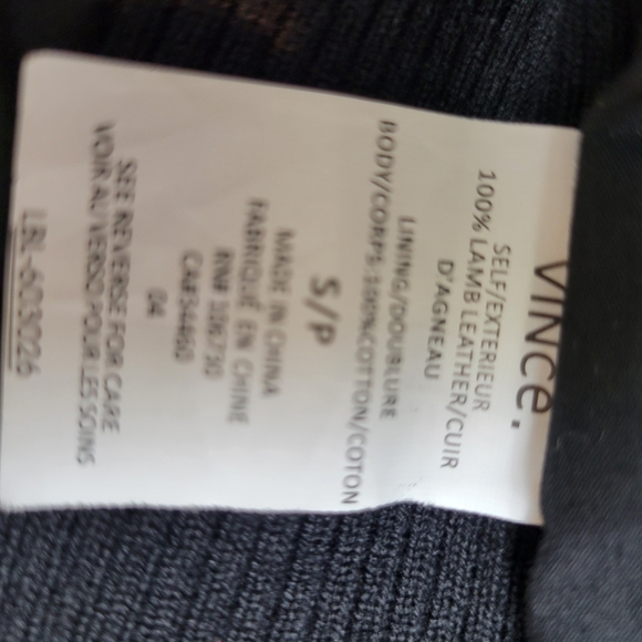 Vince lamb leather jacket - Picture 8 of 11